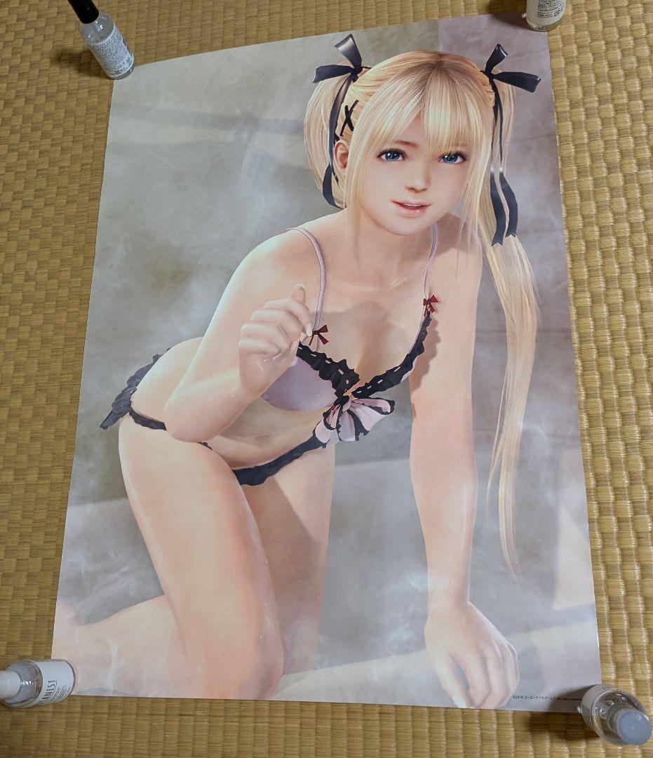 マリー・ローズ、エレナ・ダグラス B2お風呂ポスター 2枚セット DOA