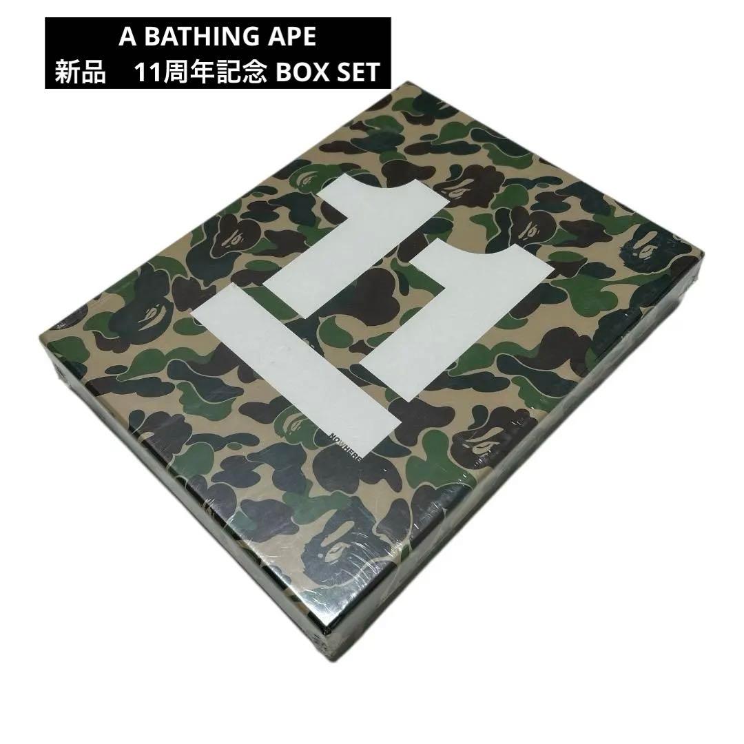 新品未開封 A BATHING APE エイプ 11周年記念BOX Tシャツ M