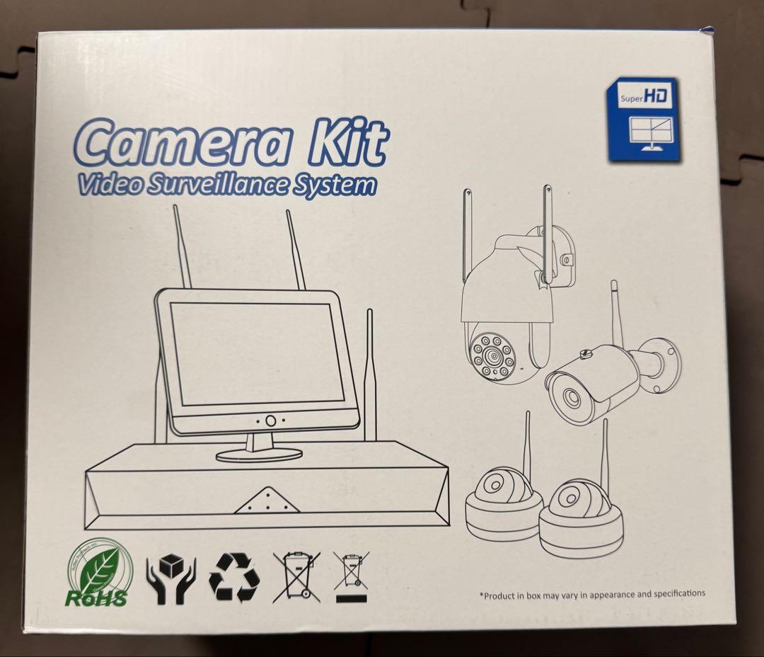 JENNOV 防犯カメラ 500万画素 4台セット 3TB HDD内蔵　ほぼ新品