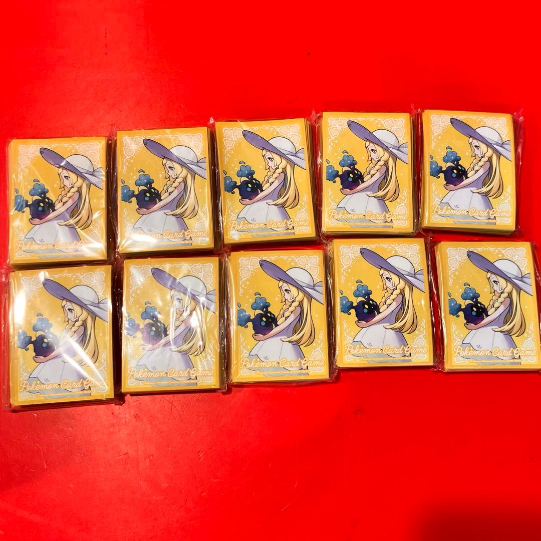 ★ポケカ　アセロラ　リーリエ　スリーブ＆デッキケース　セット未開封　計20セット