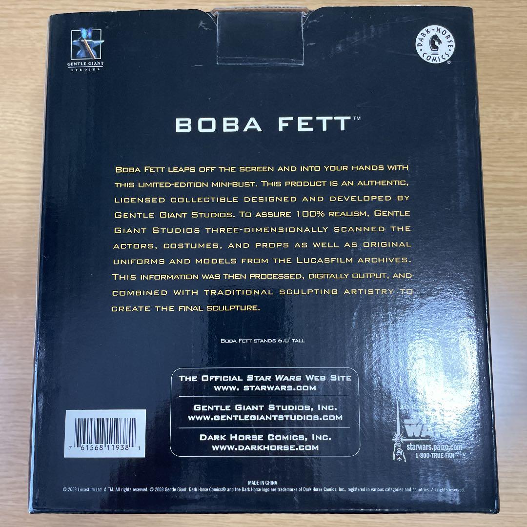 【限定7500体】ボバ・フェット ミニバスト スターウォーズ 正規品