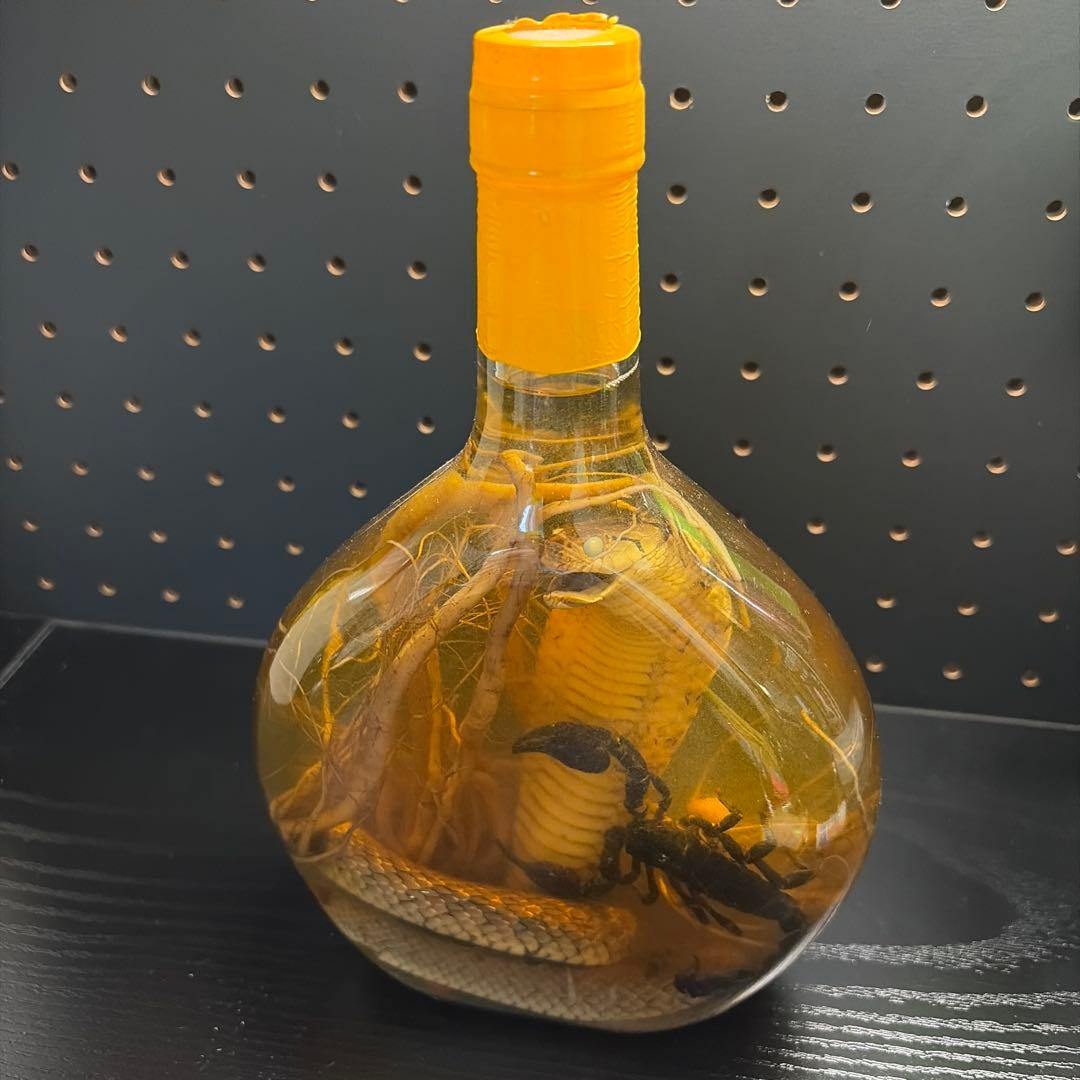 コブラ　サソリ　高麗人参 置き物