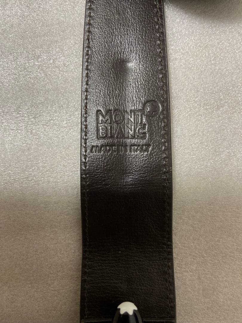 【希少】モンブラン カーフレザー クロコ型押しペンケース