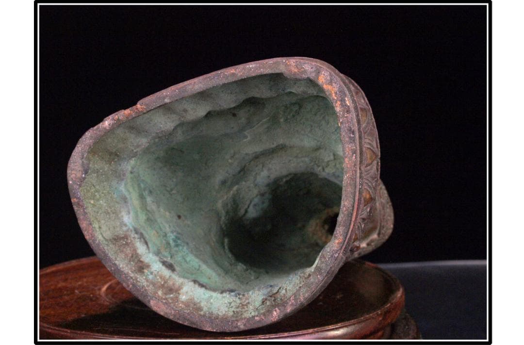 貴重品　唐時代銅製仏像　唐物中国骨董品 古美術 DE846B2-3