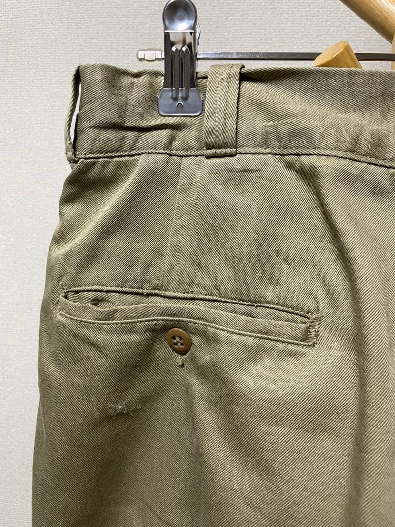60's USARMY チノトラウザーズ ジッパータイプ