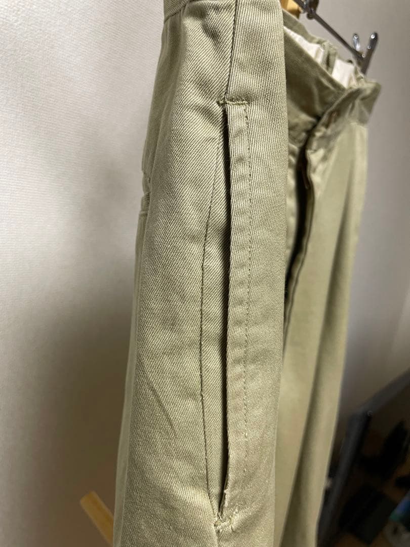 60's USARMY チノトラウザーズ ジッパータイプ