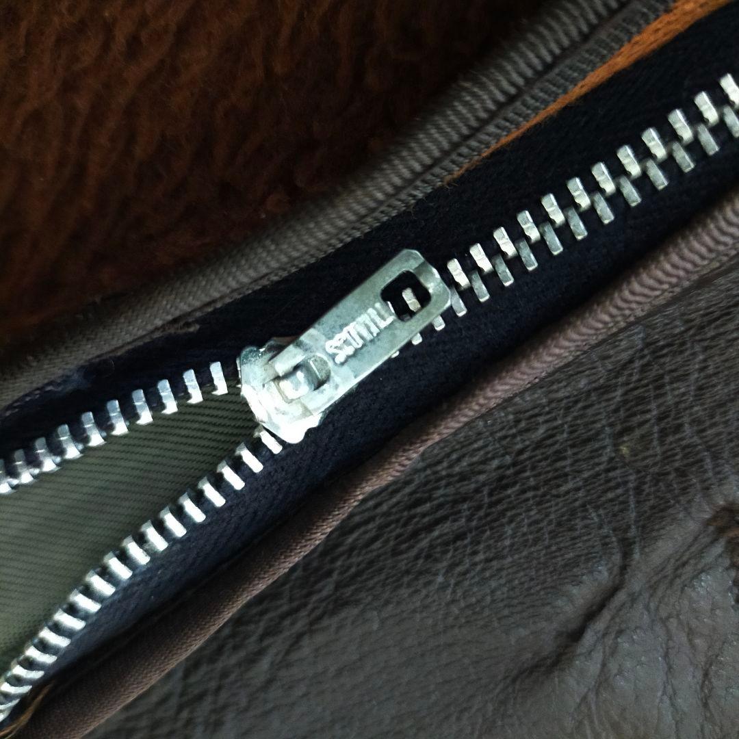 70S　USA製　Cooper　ライナー　ミドル丈レザーコート　レザージャケット