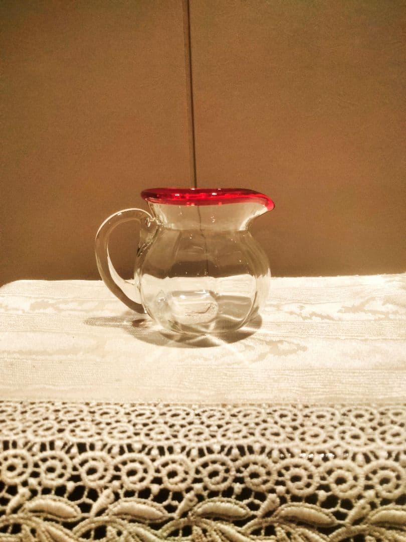 倉敷ガラス　名工　小谷眞三 超希少　ミルクグラス