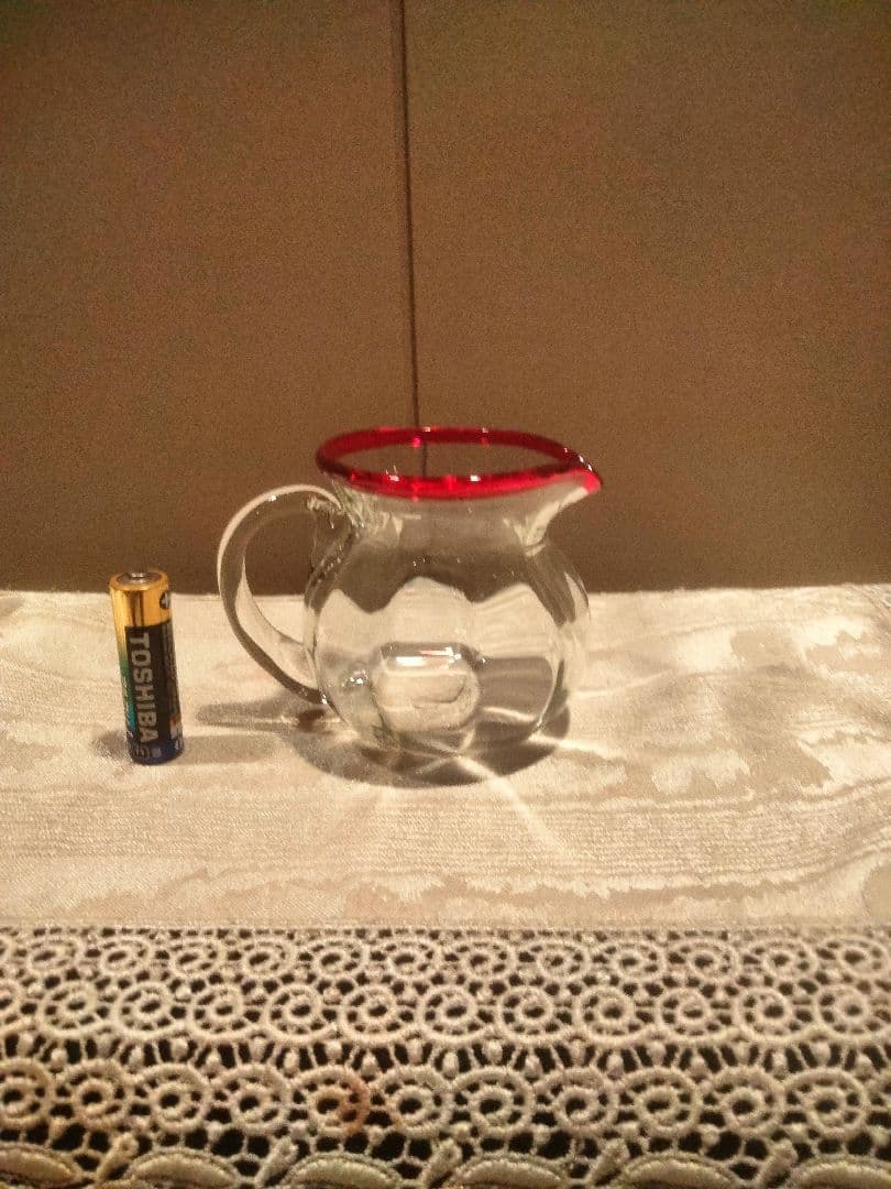 倉敷ガラス　名工　小谷眞三 超希少　ミルクグラス