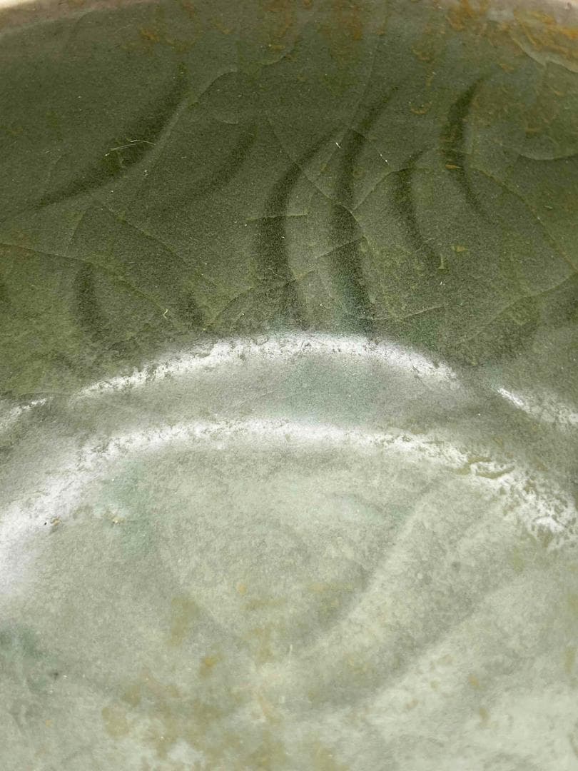 元時代から明時代　青磁　龍泉窯茶碗　大鉢 青磁茶碗　越州窯 唐物(D-65)