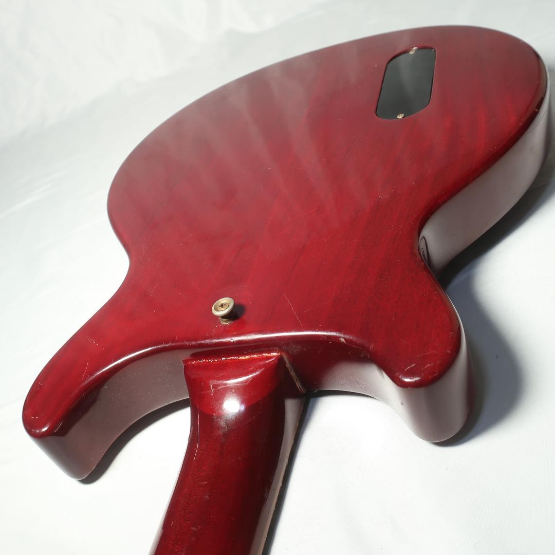 Burny レスポール ジュニアタイプ エレキギター ケース付 弦交換済