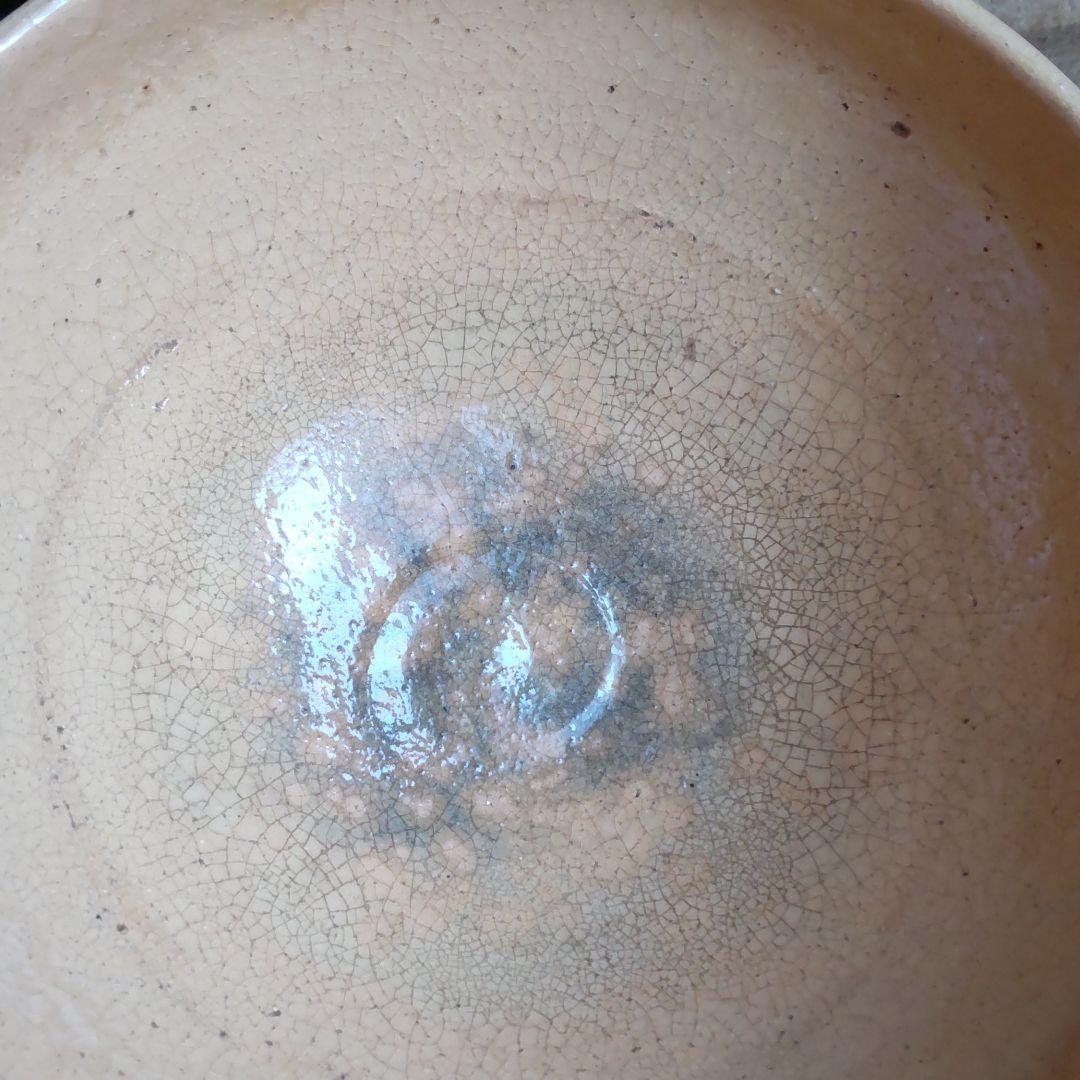 九谷焼楽焼茶碗　初代滝口加全造り　【骨董】【茶道具】【お茶会】【素朴】