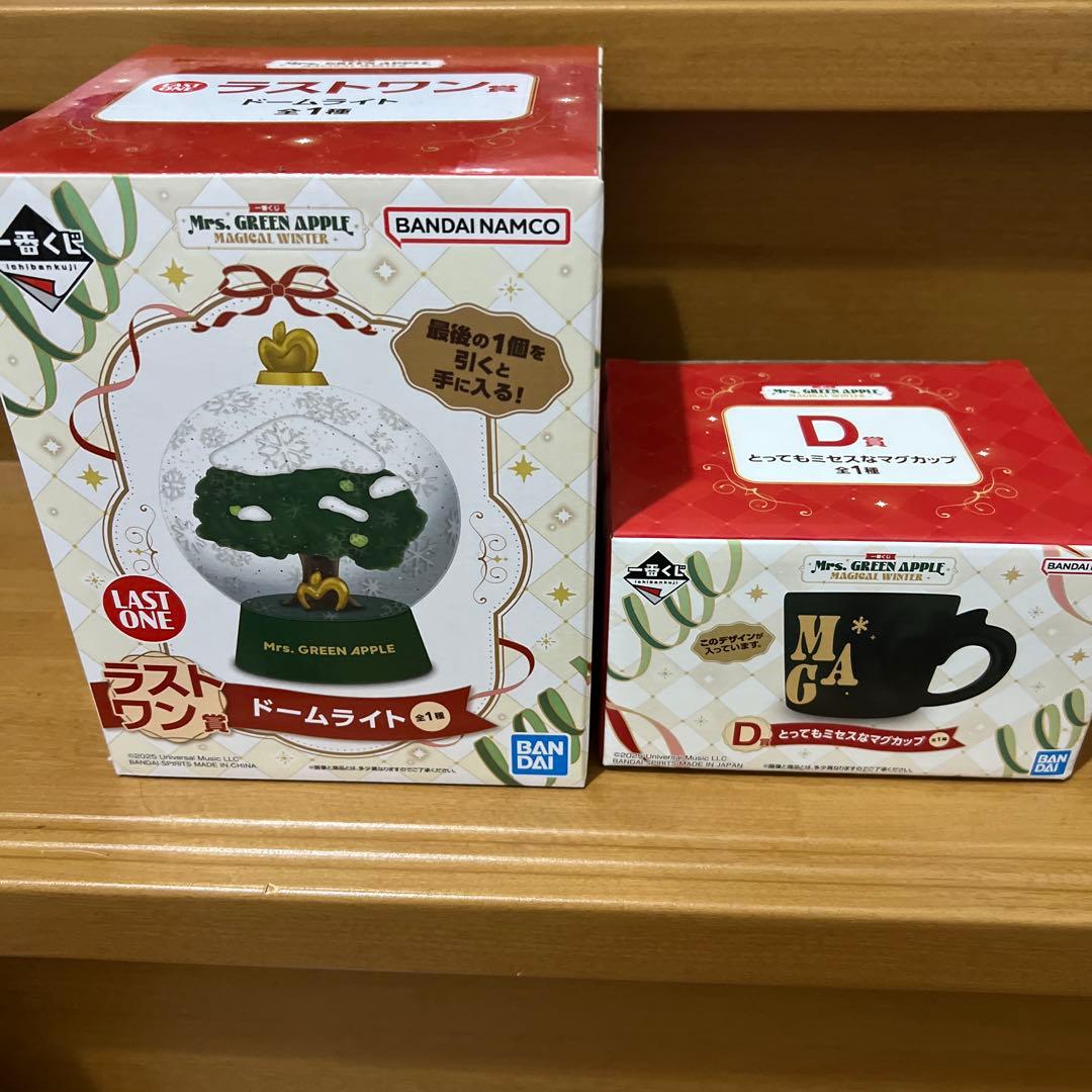 ミセスグリーンアップル　一番くじ　ラストワン　スノードーム　D賞　マグカップ