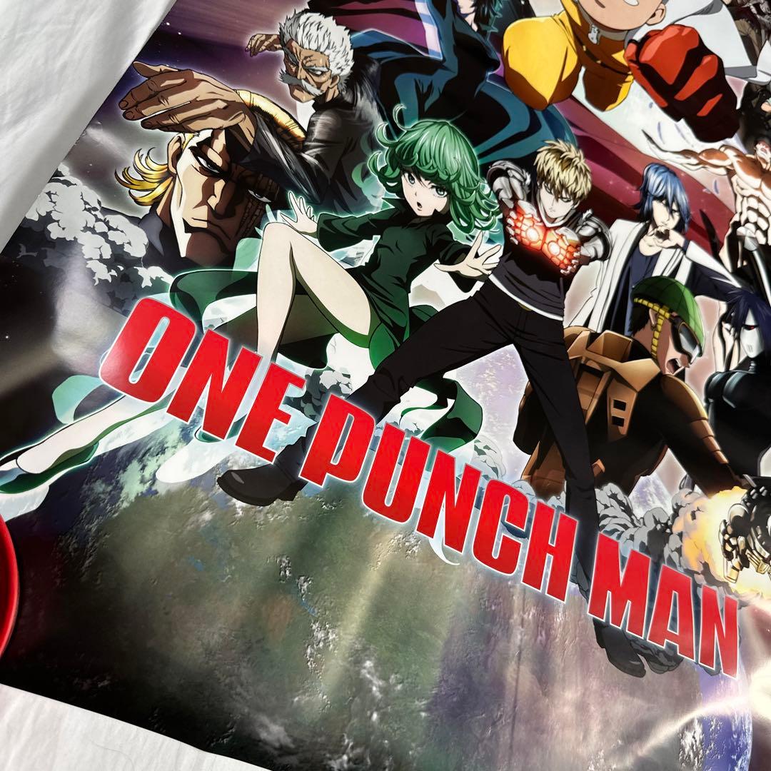 希少　廃盤　大判　ディスプレイ　ワンパンマン　ポスター ヒーロー集結