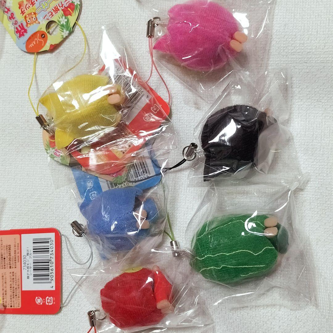 12個　沖縄限定　モンチッチ　根付　ストラップ　　顔デカ　希少 シーサー　ゴーヤ