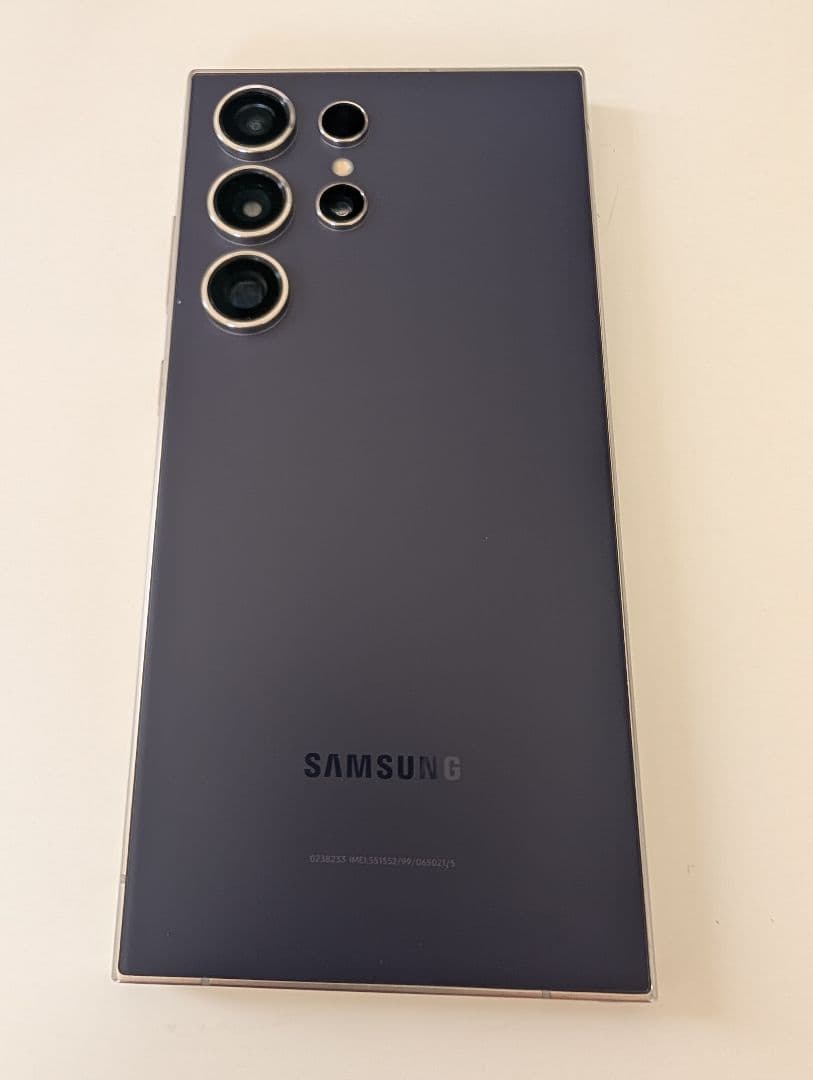 Samsung Galaxy S24 Ultra 256Gバイオレット 本体