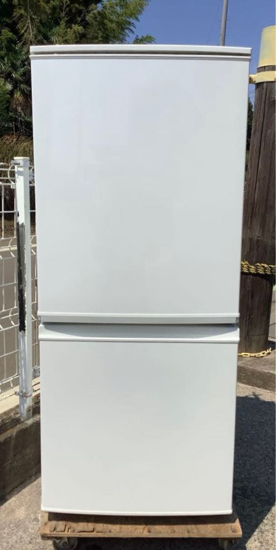 2ドア冷蔵庫 シャープ SJ-D14B-W 137L 2016年製 ホワイト