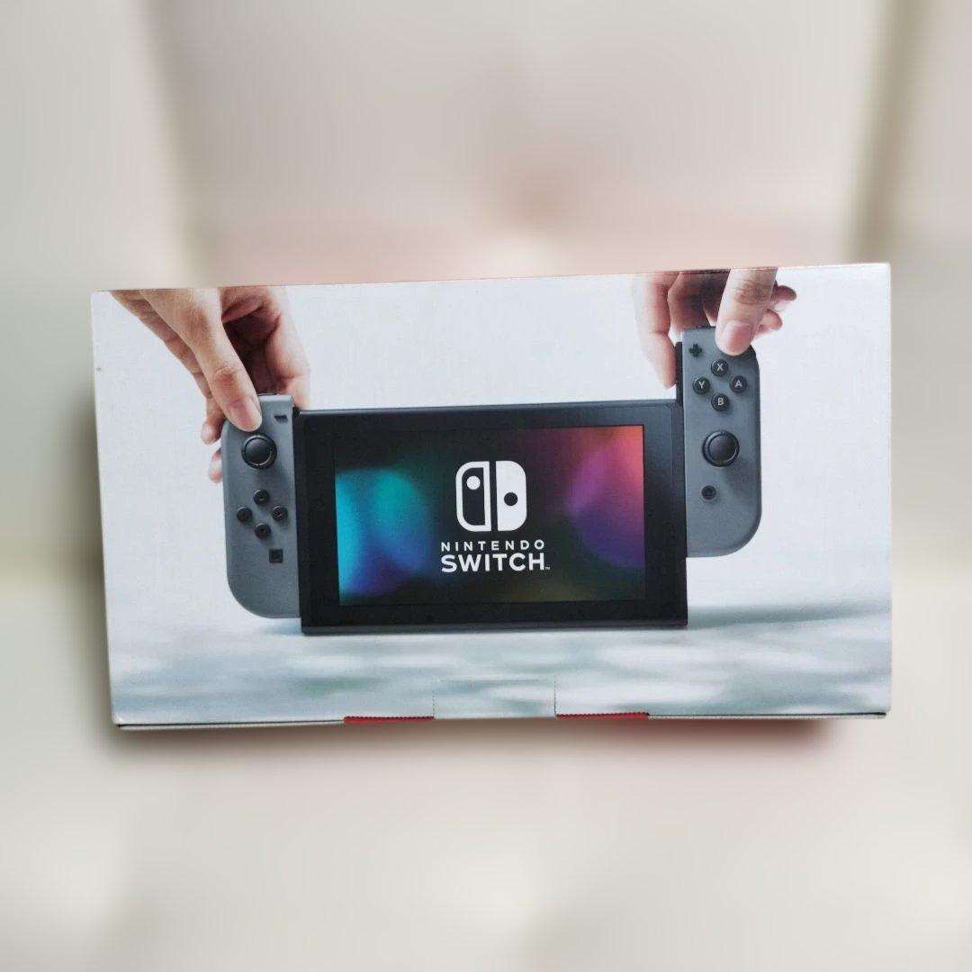 美品Nintendo Switch 本体 グレー 動作確認済 付属品付 初期化済