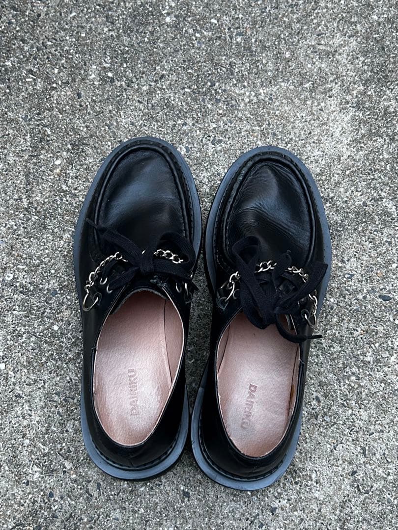 dairiku ダイリク レザーモカシンシューズ 革靴 ビブラムソール