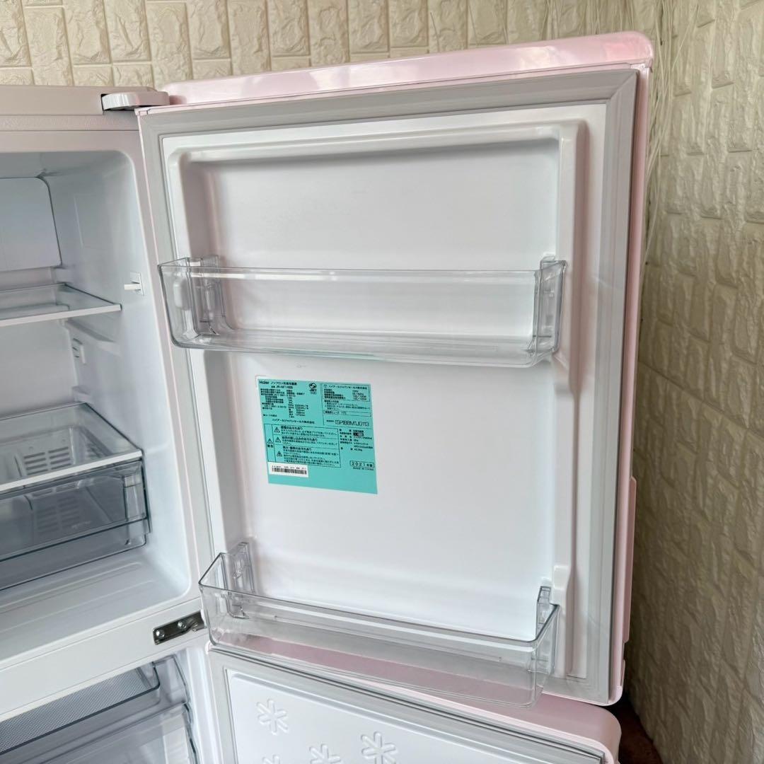 都内23区送料無料❗️ Haier 冷蔵庫　洗濯機　電子レンジ　ピンク家電セット✨