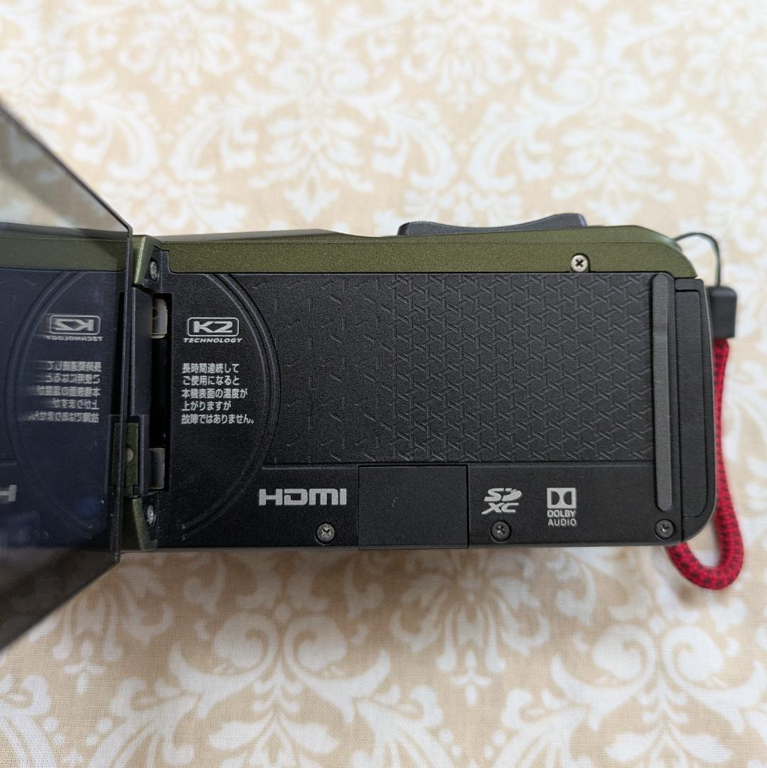 JVC ビデオカメラ Everio R 防水 防塵 32GB カーキ色