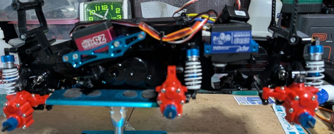 タミヤ　ダイナヘッド　4WS仕様　新品カスタム　レシーバーサービス中