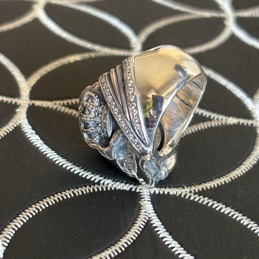 山下智久着用◆JUSTIN DAVIS◆スカルリング◆15号◆137,500円◆