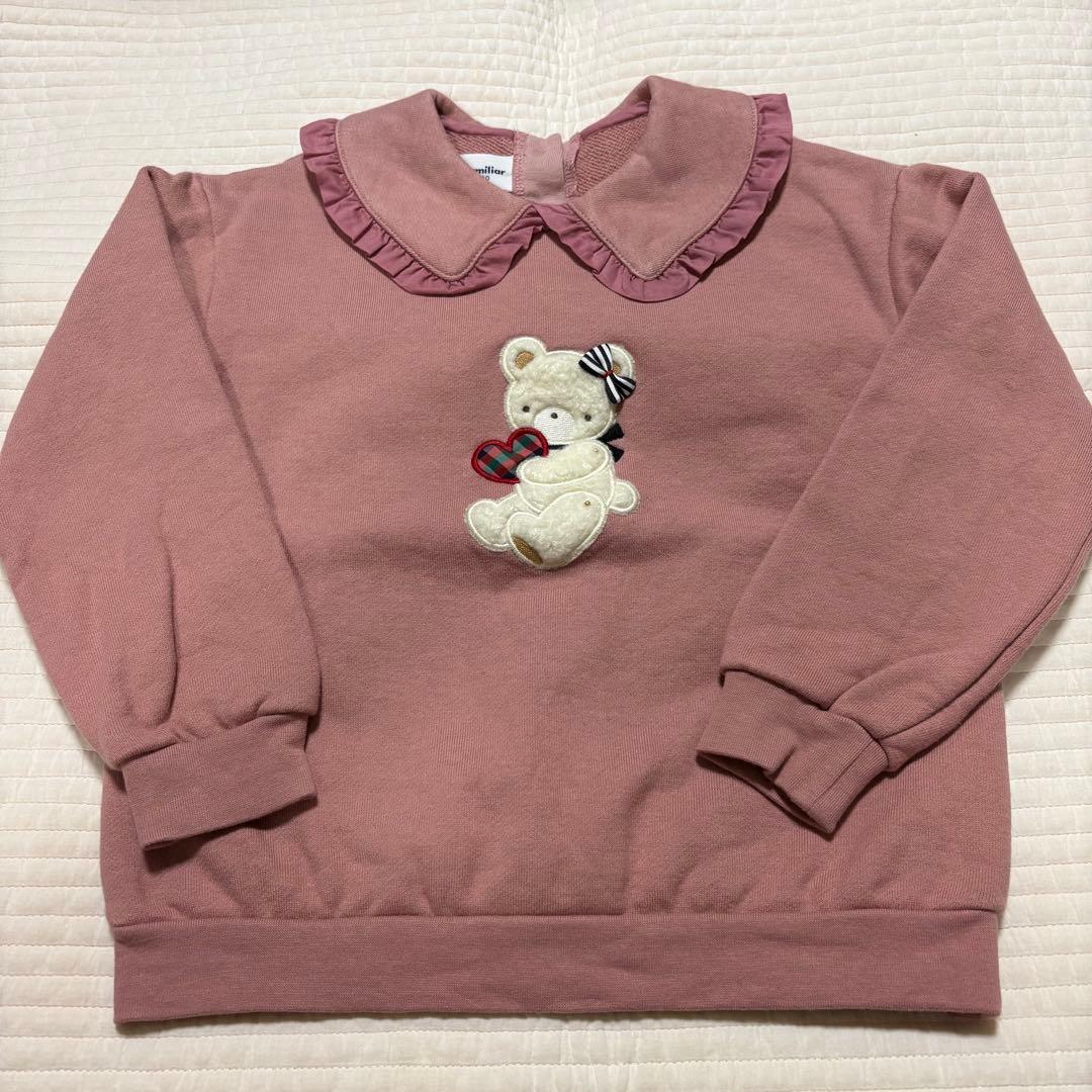 タイムセール　美品　familiar トレーナー　110センチ　大人気完売品