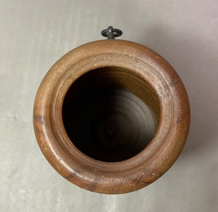 茶道具　印部　旅枕掛花入　伊勢崎満