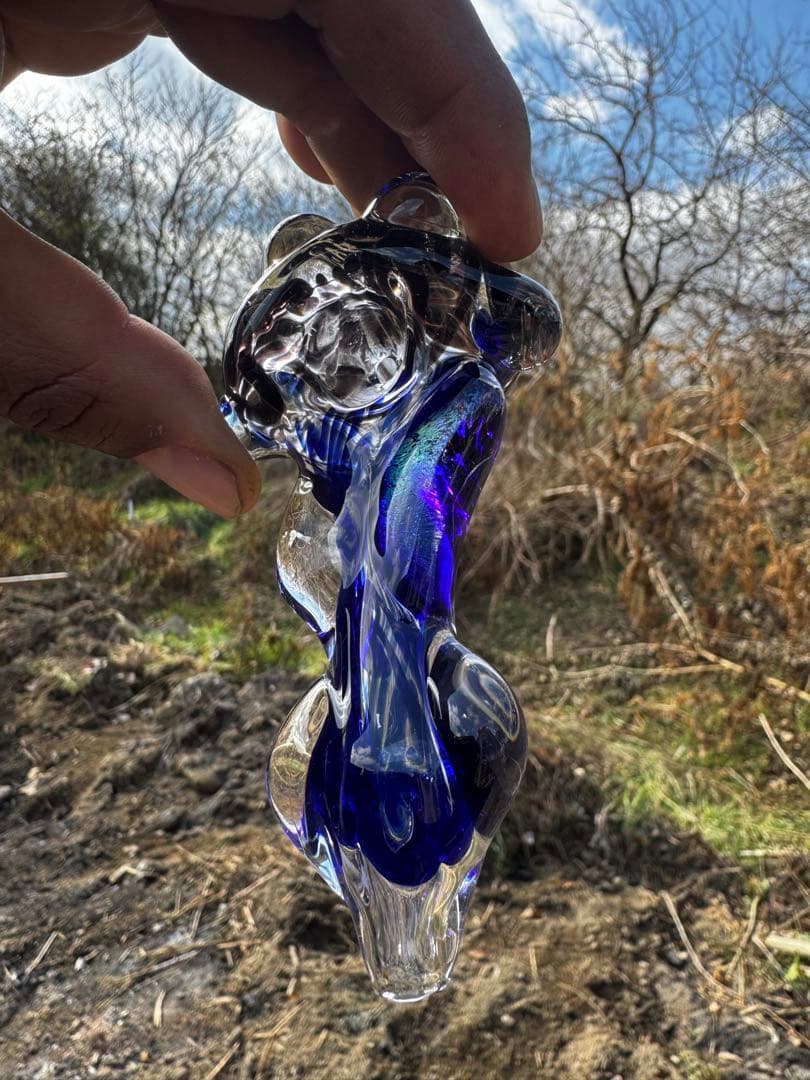 キラキラブルー lumpy pipe