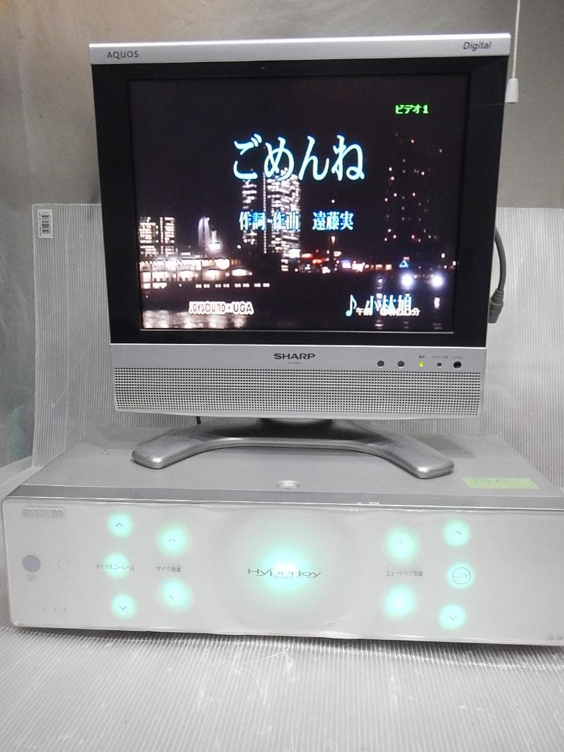 ジョイサウンドカラオケ機　JS-W1 mic　RCAvideoコード付き