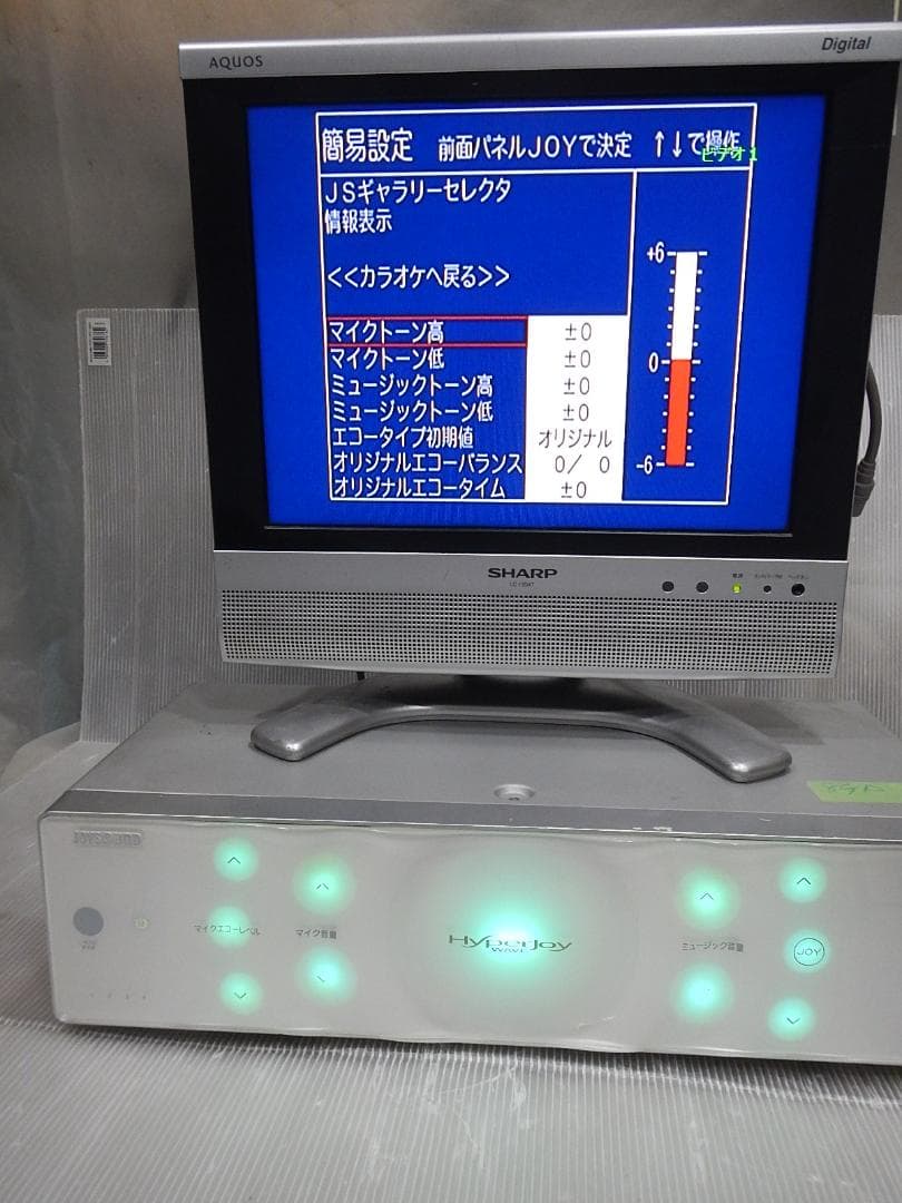 ジョイサウンドカラオケ機　JS-W1 mic　RCAvideoコード付き