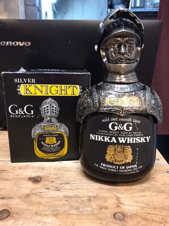 美品ニッカ ウイスキー NIKKA WHISKY G&G ボトルディスプレイ付