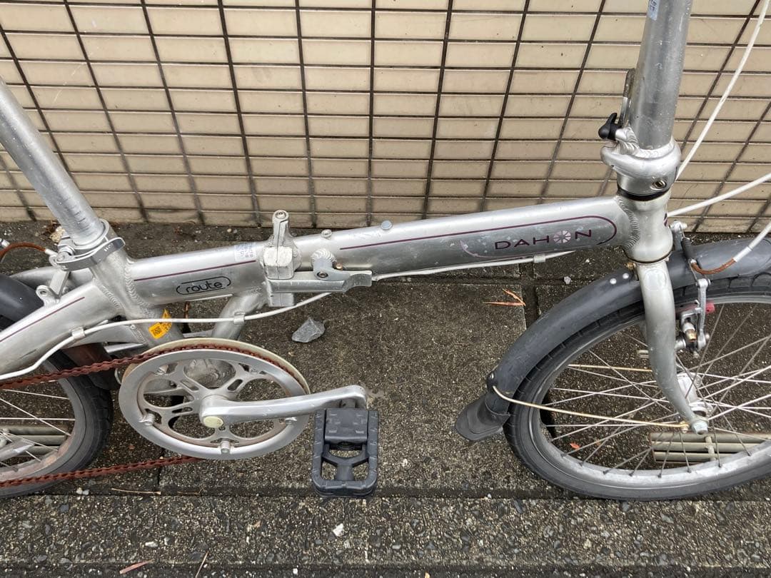 DAHON route ダホン ルート 外装6段 アルミフレーム 前後ドロヨケ付