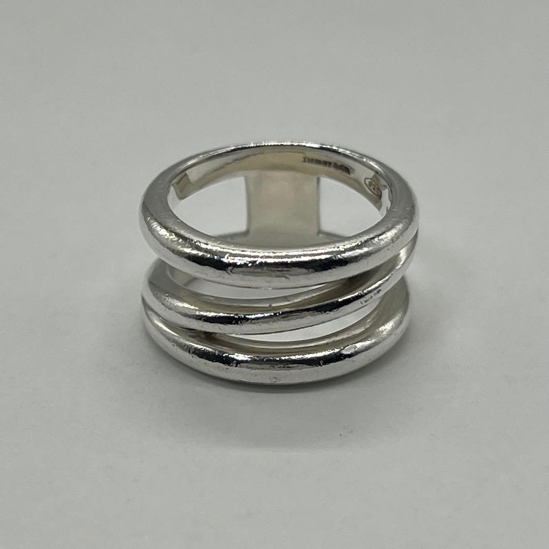 ティファニー TIFFANY ダイアゴナルリング 11号 SV925