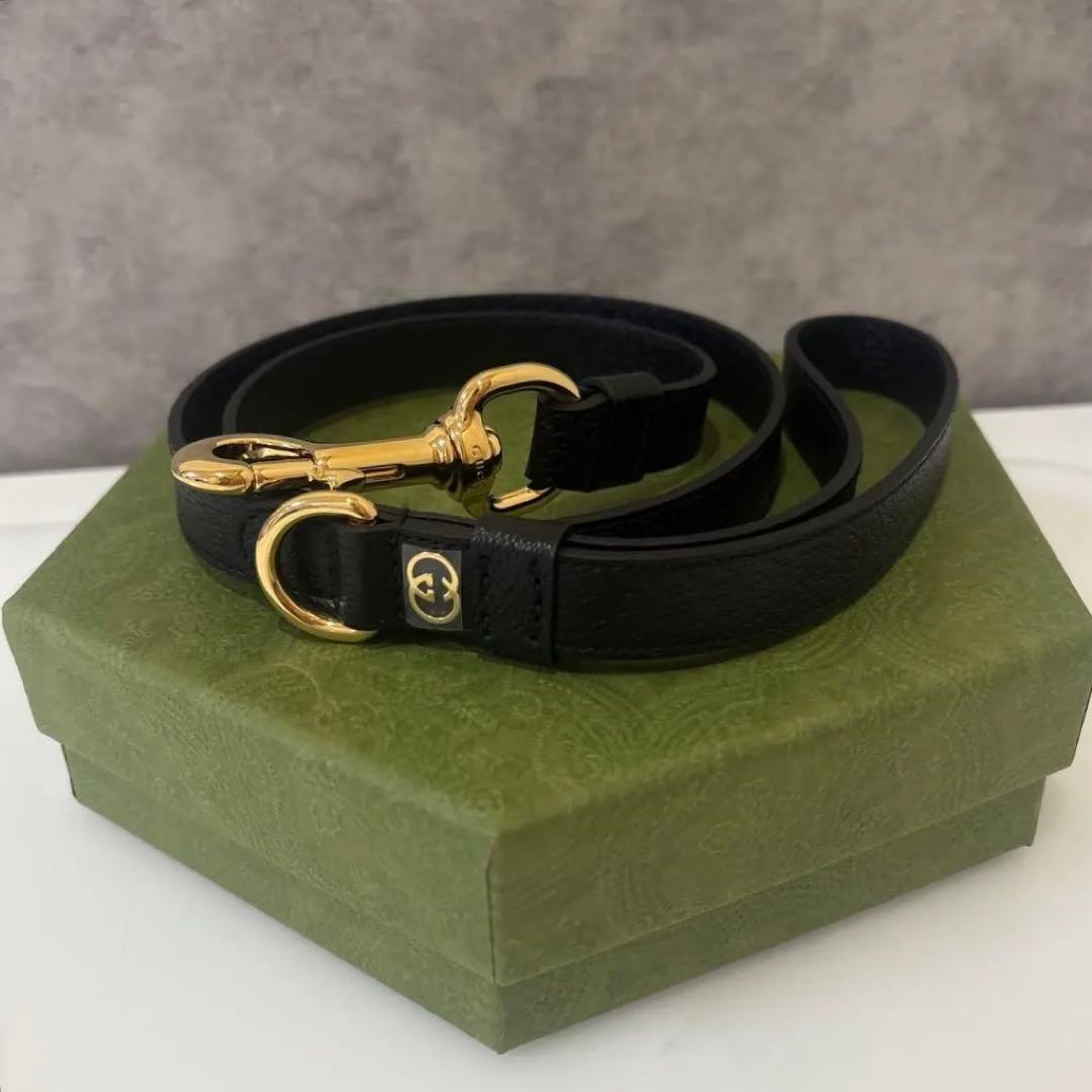 GUCCI ペット リード ゴールド金具