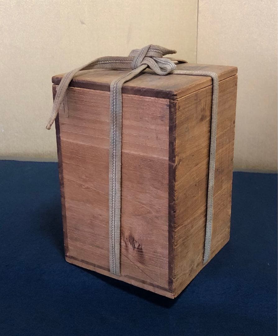 《レ》秋草蒔絵 吸物椀5客 在銘 木製漆器 時代 共箱　251104う3