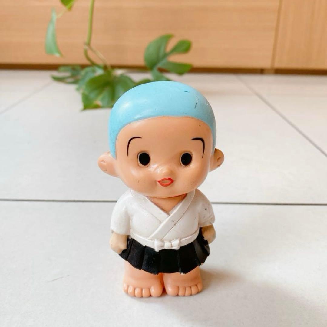 昭和レトロ　ソフビ　信用金庫　信ちゃん　一休さん