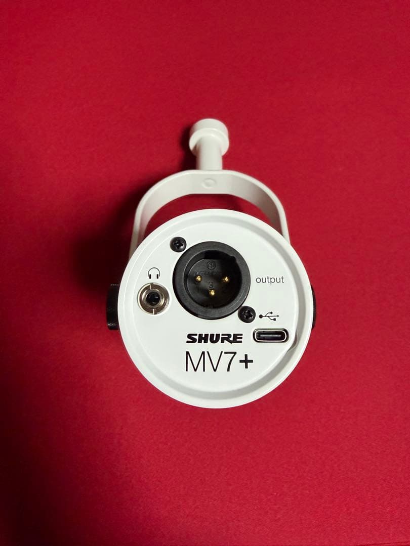 m*t様 SHURE MV7+ポッドキャストマイクロホン