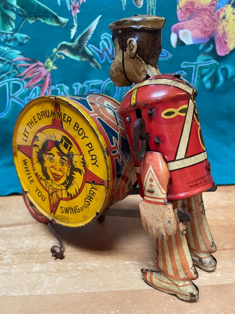 40’s アンティークトイ 「マーチング ドラマー」