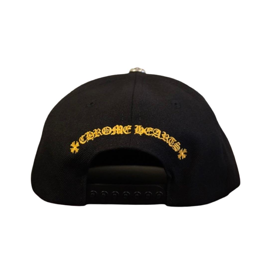 Chrome Hearts CHロゴ キャップ ブラック×ゴールド
