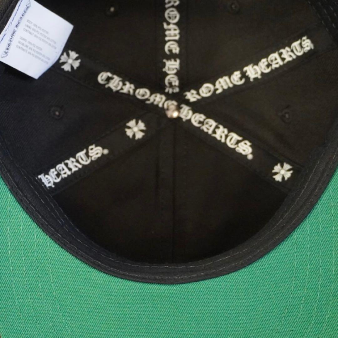 Chrome Hearts CHロゴ キャップ ブラック×ゴールド
