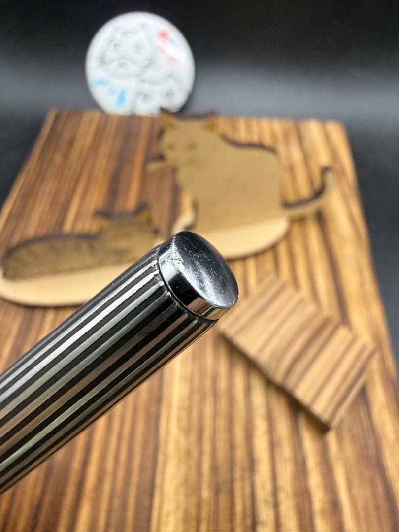 Pilot 万年筆 CUSTOM K-500SS 蝕刻ストライプ 18KWG F