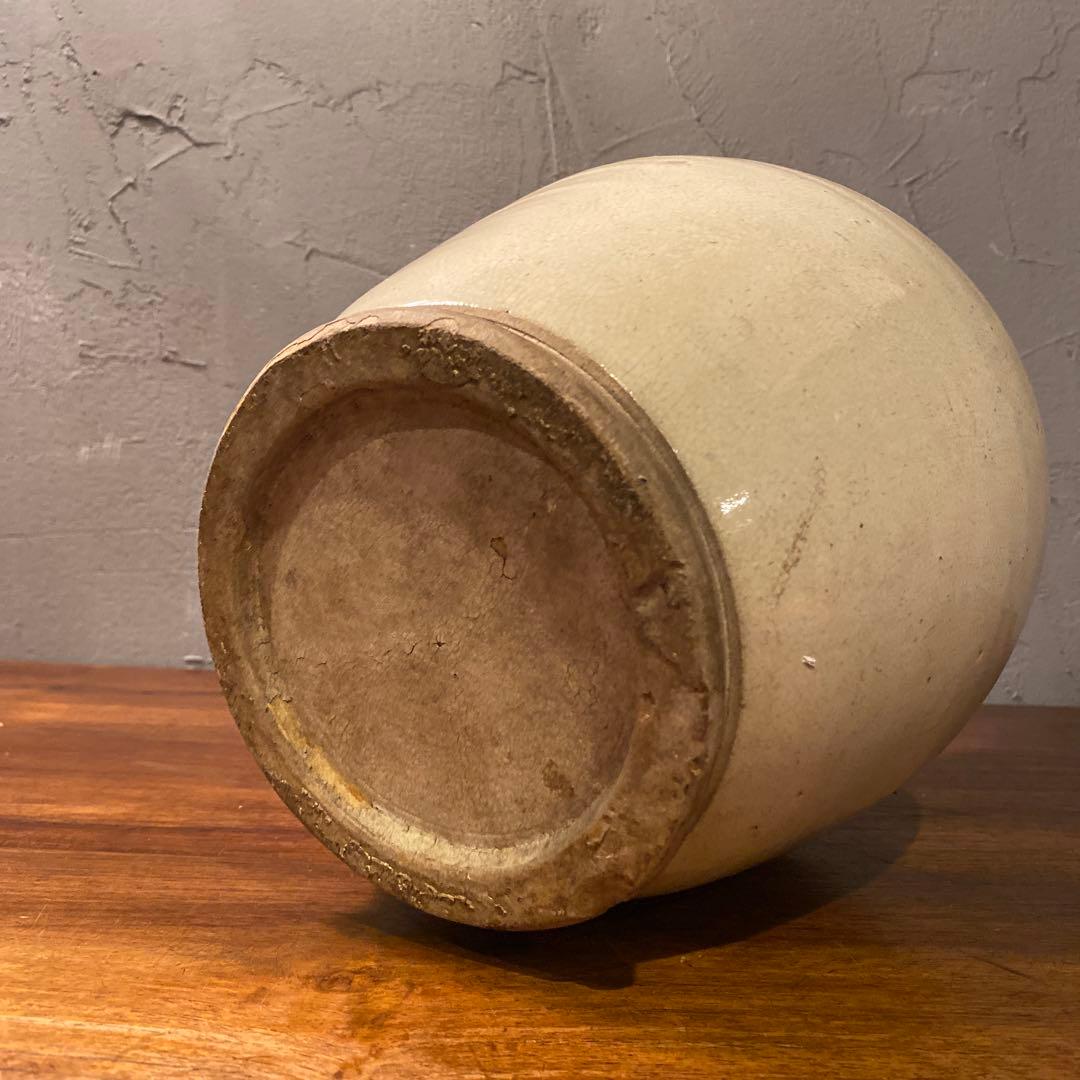 時代物 骨董品 大徳利 一輪挿し 花器 益子焼 木蓋付き コレクション