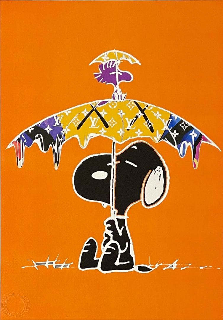 DEATH NYC/アートポスター/スヌーピー /SNOOPY/KAWS