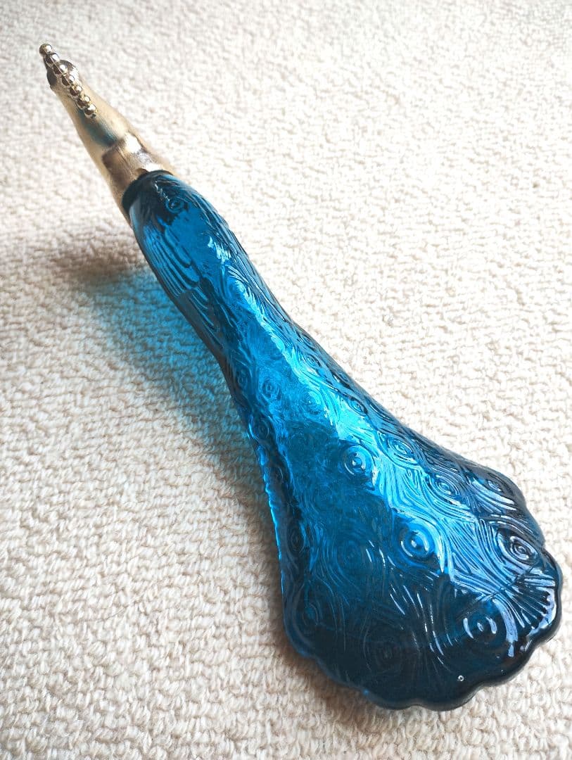 孔雀のアンティーク香水瓶 AVON社製