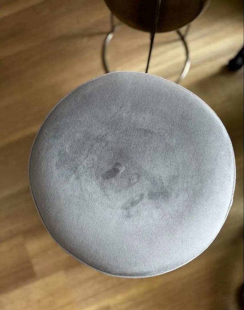 KARE DESIGN チェリー ライトグレーシルバー O35cm スツール