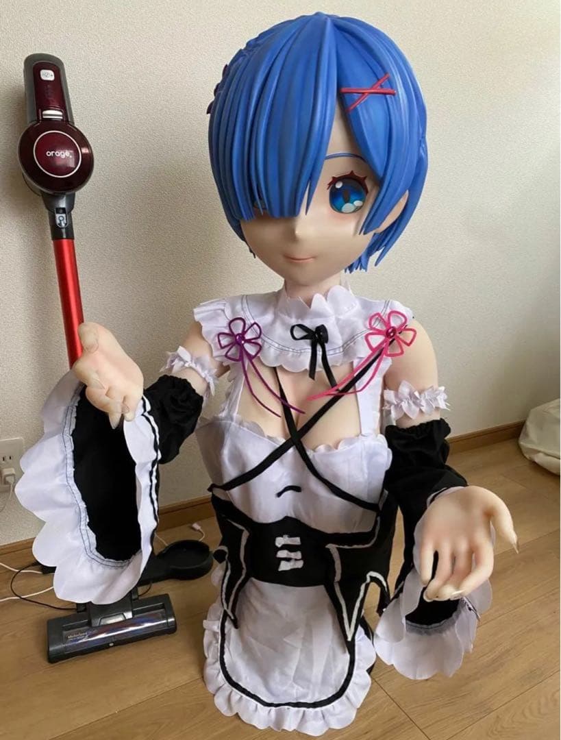 Re:ゼロから始める異世界生活レム 1/1 胸像フィギュア　110cm高さ