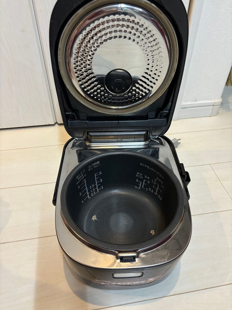 Panasonic 炊飯器 デジタル表示 黒