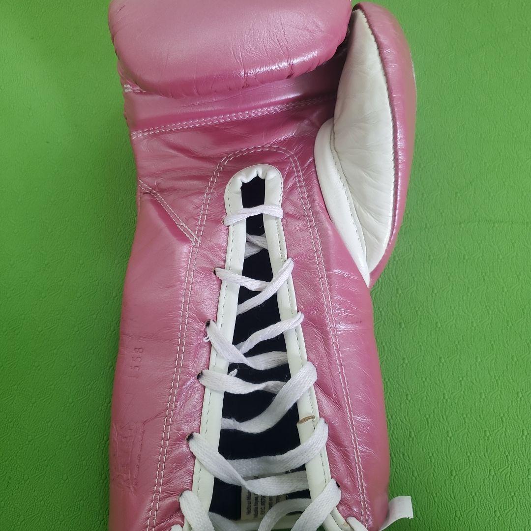 REYES ボクシンググローブ 8オンス　ピンク 　 セーフティック紐式